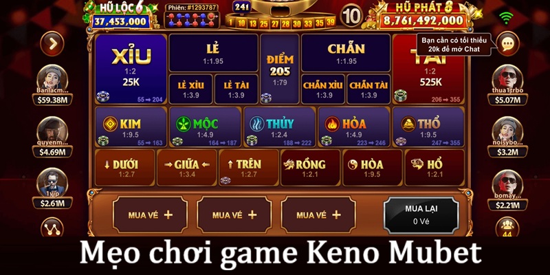 Bí Kíp Chơi Game Keno MUBET Luôn Có Thưởng 4 meo-choi-game-keno-mubet